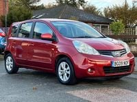 Used Nissan Note Acenta 2009 Red MPV