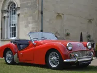 Used Triumph TR3 1959 Red Cabriolet