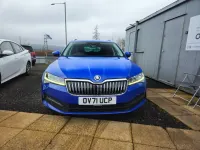 Used Skoda Superb SE Technology 150 HP (110 kW) 2021 Blue Estate