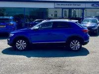 Second-hand VW T-Roc Design 115 CP (84 kW) 2019 Albastru SUV