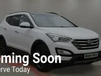Used Hyundai Santa Fe Premium SE 197 HP (144 kW) 2014 White SUV