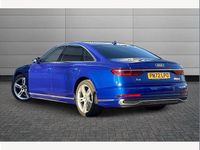 Used Audi A8L S-Line 286 HP (210 kW) 2022 Blue Sedan