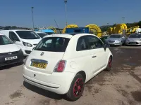 Used Fiat 500 Pop 69 HP (50 kW) 2010 White Hatchback