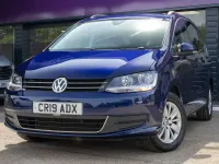 Used VW Sharan SE 150 HP (110 kW) 2019 Blue MPV