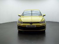 Used VW Golf VIII R-line 150 HP (110 kW) 2021 Yellow Hatchback