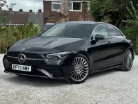 Used Mercedes CLA200 AMG Line Premium 163 HP (119 kW) 2023 Black Coupe