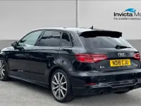 Used Audi A3 Black Edition 2018 Black Sedan