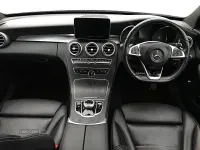 Used Mercedes C250 AMG line 204 HP (150 kW) 2017 Black Estate