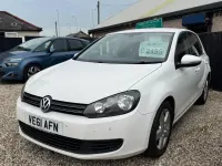 Used VW Golf VI Match 105 HP (77 kW) 2011 White Hatchback