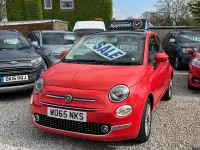 Used Fiat 500 Lounge 69 HP (50 kW) 2016 Pink Hatchback
