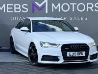 Used Audi A6 Black Edition 272 HP (200 kW) 2015 White Sedan