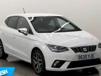 Used Seat Ibiza XCELLENCE 116 HP (85 kW) 2020 White Hatchback