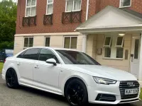 Used Audi A4 S-Line 150 HP (110 kW) 2017 White Sedan