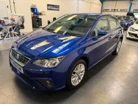 Used Seat Ibiza SE Technology 95 HP (69 kW) 2019 Blue Hatchback