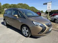 Used Vauxhall Zafira Tourer 165 HP (121 kW) 2014 Brown MPV