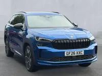 Used Skoda Kodiaq SportLine 204 HP (150 kW) 2026 Race blue metallic SUV