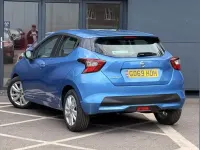 Used Nissan Micra Acenta 99 HP (72 kW) 2020 Blue Hatchback