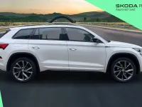 Used Skoda Kodiaq SportLine 150 HP (110 kW) 2022 Moon white metallic SUV