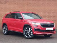 Used Skoda Kodiaq SportLine 150 HP (110 kW) 2022 Red SUV