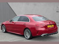 Used Mercedes C300e AMG Line Premium 254 HP (186 kW) 2023 Red Sedan