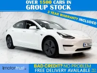 Used Tesla Model 3 Standard Range 239 kW (325 HP) 2020 White Sedan