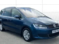Used VW Sharan SE 150 HP (110 kW) 2015 Blue MPV