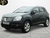 Usado Nissan Qashqai N-TEC 114 CV (83 kW) 2009 Negro SUV