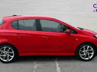 Used Vauxhall Corsa SRi 100 HP (73 kW) 2017 Red Hatchback
