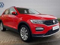 Used VW T-Roc SE 115 HP (84 kW) 2020 Red SUV