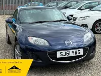 Used Mazda MX5 126 HP (92 kW) 2012 Blue Cabriolet