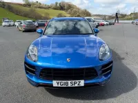 Used Porsche Macan Turbo Performance Package 440 HP (323 kW) 2018 Blue SUV