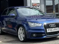 Used Audi A1 S-Line 122 HP (89 kW) 2013 Blue Hatchback