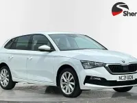 Used Skoda Scala SE L 110 HP (80 kW) 2021 White Hatchback