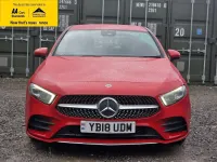 Begagnad Mercedes A200 Executive 163 HK (119 kW) 2018 Röd Halvkombi