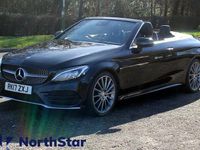 Usado Mercedes C250 AMG Line Premium Plus 204 HP (150 kW) 2017 Preto Cabrios