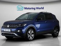 Used VW T-Cross Black Edition 110 HP (80 kW) 2022 Blue SUV