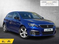 Used Peugeot 308 GT-line 130 HP (95 kW) 2020 Blue Hatchback