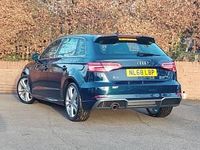 Used Audi A3 S-Line 116 HP (85 kW) 2018 Blue Sedan