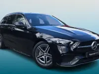 Used Mercedes C220 AMG Line Premium Plus 2022 Black Estate