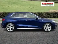 Usado Audi A3 S-Line 150 HP (110 kW) 2023 Azul Sedan