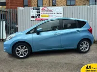Used Nissan Note Acenta 98 HP (72 kW) 2015 Blue Hatchback