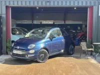 Used Fiat 500 Lounge 69 HP (50 kW) 2018 Blue Hatchback