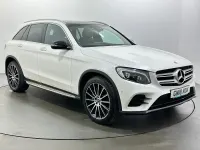 Used Mercedes GLC250 AMG line 204 HP (150 kW) 2018 White SUV