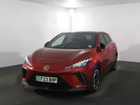 Used MG MG4 EV Trophy 150 kW (204 HP) 2023 Red Hatchback
