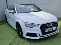 Used Audi A3 Cabriolet S-Line 150 HP (110 kW) 2017 White Cabriolet