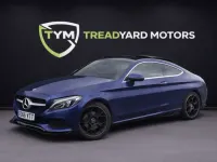 Usado Mercedes C200 Premium Plus 184 CV (135 kW) 2016 Azul Coupe