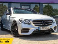 Used Mercedes E220 AMG line 194 HP (142 kW) 2019 Silver Estate
