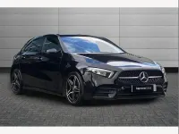 Used Mercedes A180 AMG Line Premium 136 HP (100 kW) 2023 Black Hatchback