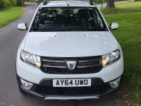 Used Dacia Sandero Lauréate 90 HP (66 kW) 2014 White Hatchback