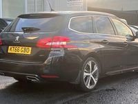Used Peugeot 308 SW GT 180 HP (132 kW) 2017 Black Estate